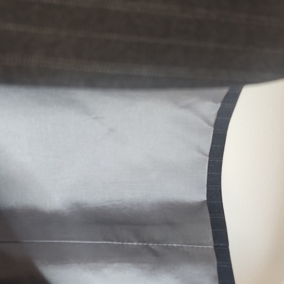 NEW Tahari ASL Pinstripe Charcoal Tailored Jacket Designer Office Blazer Coat - Picture 4 of 15
